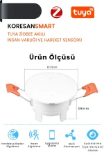 Tuya Zigbee Akıllı İnsan Varlığı ve Hareket Sensörü