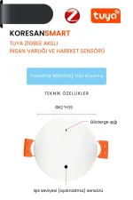 Tuya Zigbee Akıllı İnsan Varlığı ve Hareket Sensörü
