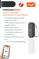 TSN-65 Tuya WiFi ve Zigbee Akıllı Sıcaklık ve Nem Sensörü IP65