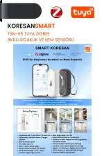 TSN-65 Tuya WiFi ve Zigbee Akıllı Sıcaklık ve Nem Sensörü IP65