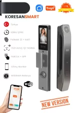 ak3+ tuya wifi akıllı çelik kapı kilidi