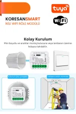 İkili Wifi Tuya Röle Modülü - Smart Koresan