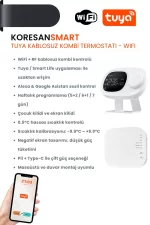 Tuya Wifi Kablosuz Kombi Termostatı tanıtım görseli