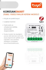 Zigbee Tuya Perde Panjur Kepenk Modulu
