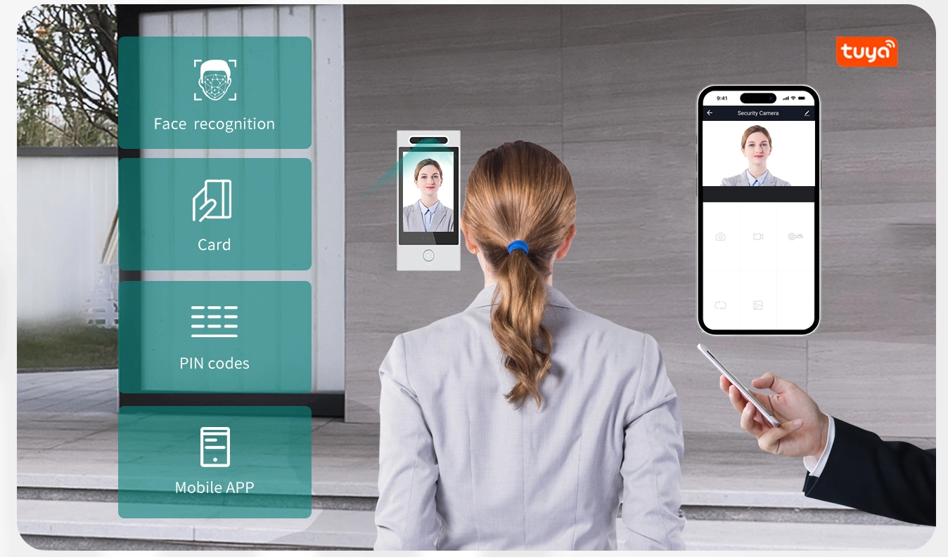 ISZ-10A Tuya İnterkom — kapı açma yöntemleri