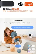 Tuya Wifi Kablosuz Kombi Termostatı