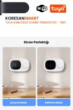 Tuya Wifi Kablosuz Kombi Termostatı - Görsel 6