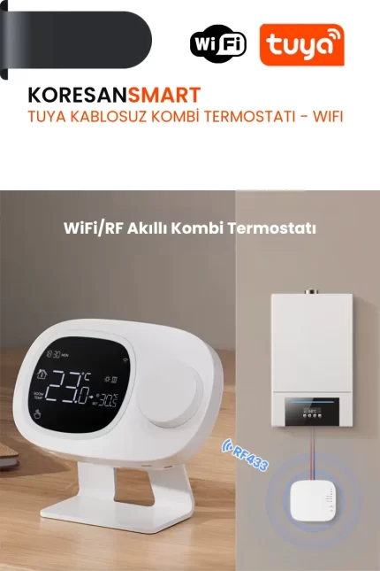 Tuya Wifi Kablosuz Kombi Termostatı