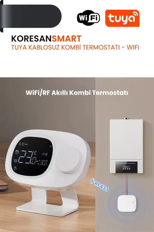 Tuya Wifi Kablosuz Kombi Termostatı