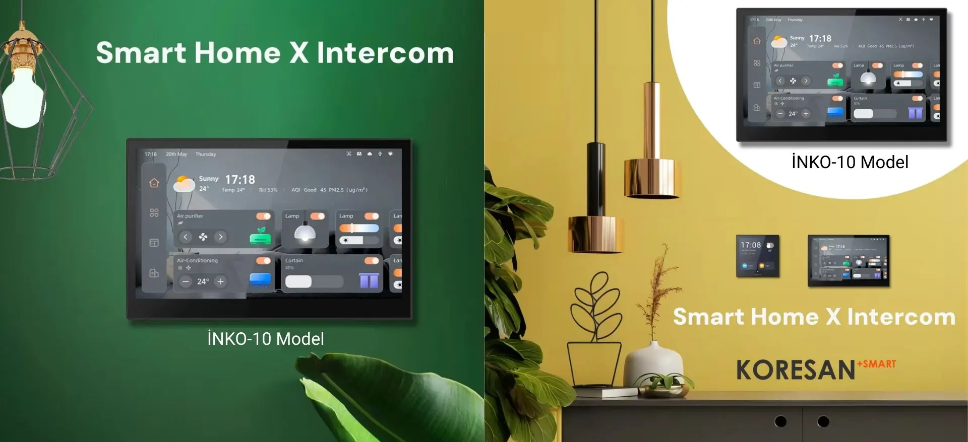 İNKO-10 Model Tuya Akıllı Kontrol Paneli