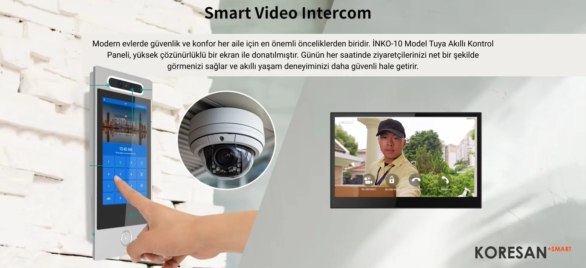 İNKO-10 Model Tuya Akıllı Kontrol Paneli