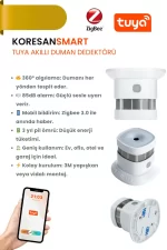 Tuya Zigbee Akıllı Duman ve Yangın Alarmı