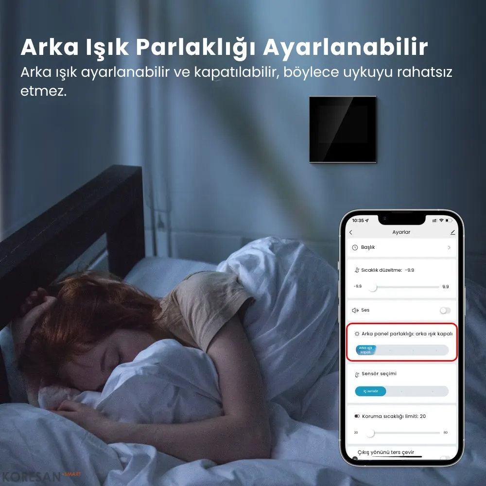 Zigbee Akıllı Kombi Termostatı – Dokunmatik Oda Sıcaklık Kontrolü