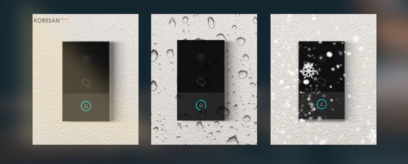 ISZ-3A Tuya Kart Okuyuculu Akıllı Villa İnterkom Diafon Sistemi dış mekan dayanıklılığı