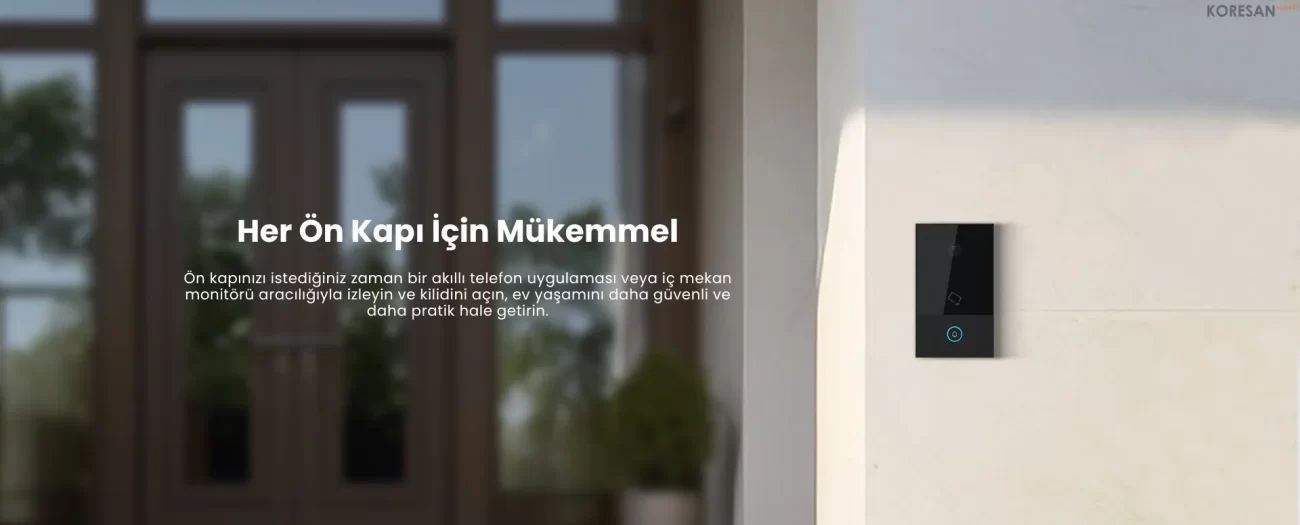 ISZ-3A Tuya Kart Okuyuculu Akıllı Villa İnterkom Diafon Sistemi ön kapı için mükemmel çözüm