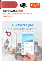 Tuya Akıllı Wifi Ev Kiti Güvenlik Alarm Seti Aile Paylaşımı
