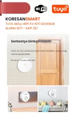 Tuya Akıllı Wifi Ev Kiti Güvenlik Alarm Seti Esnek Kod Eşleşmesi