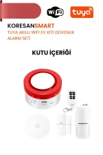 tuya akilli wifi ev kiti guvenlik alarm seti kutu icerigi