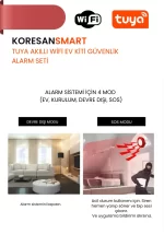 Tuya Akıllı Wifi Ev Kiti Güvenlik Alarm Seti Modları