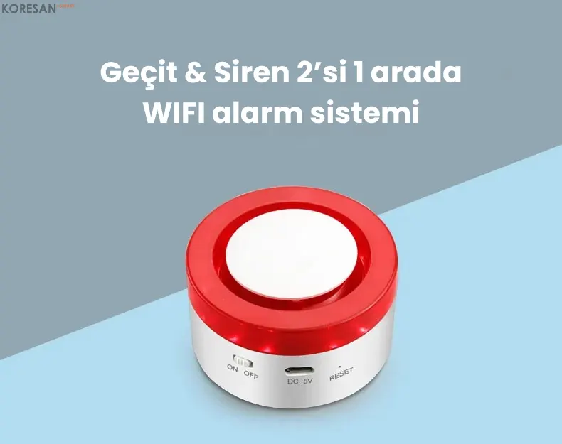 Tuya Akıllı Wifi Ev Kiti Güvenlik Alarm Seti