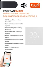 WiFi Akıllı Kombi Termostatı – Dokunmatik Oda Sıcaklık Kontrolü