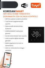 WiFi Akıllı Kombi Termostatı – Dokunmatik Oda Sıcaklık Kontrolü