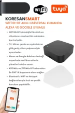 WiFi IR+RF Akıllı Universal Kumanda – Alexa ve Google Uyumlu