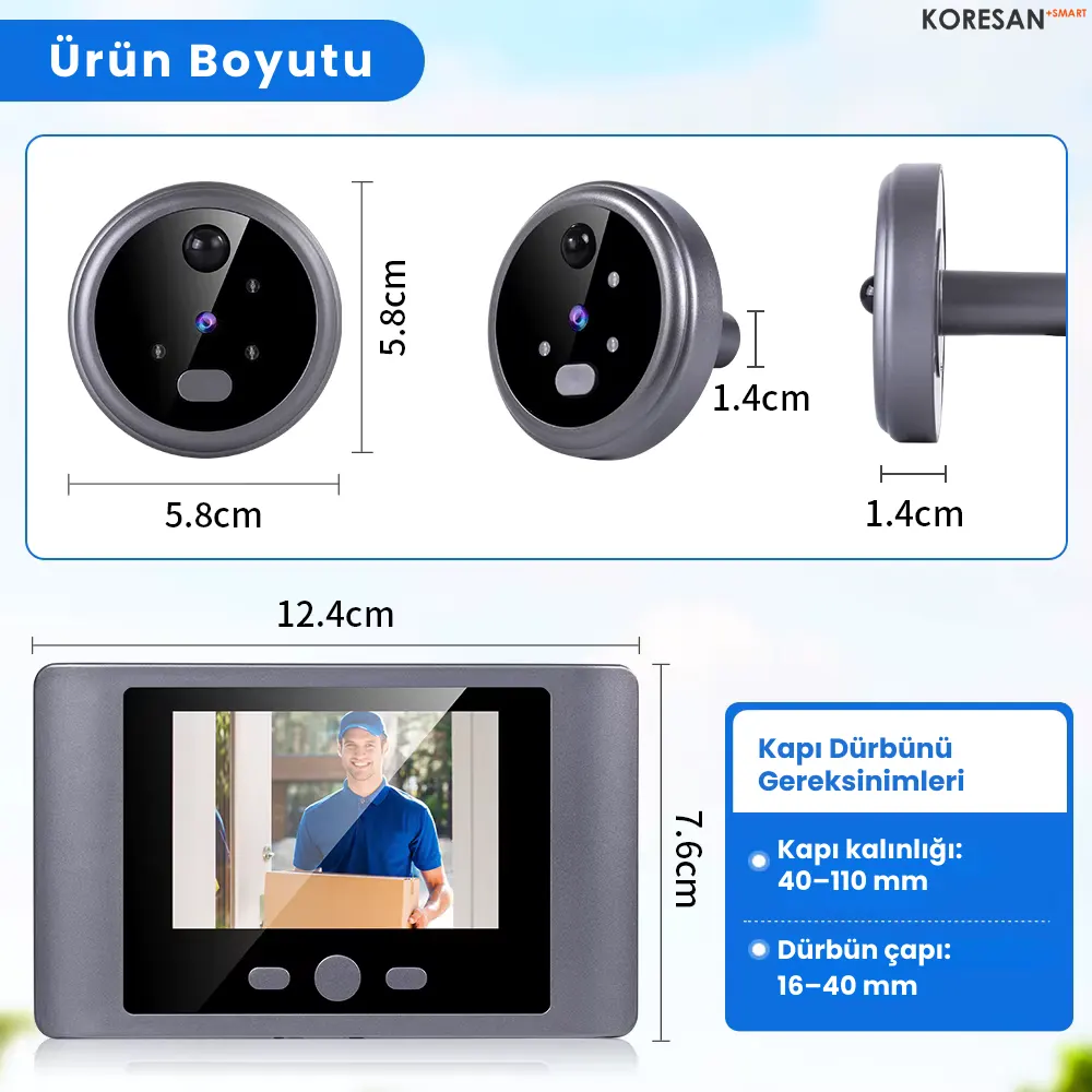 KD-100 ürün boyutu