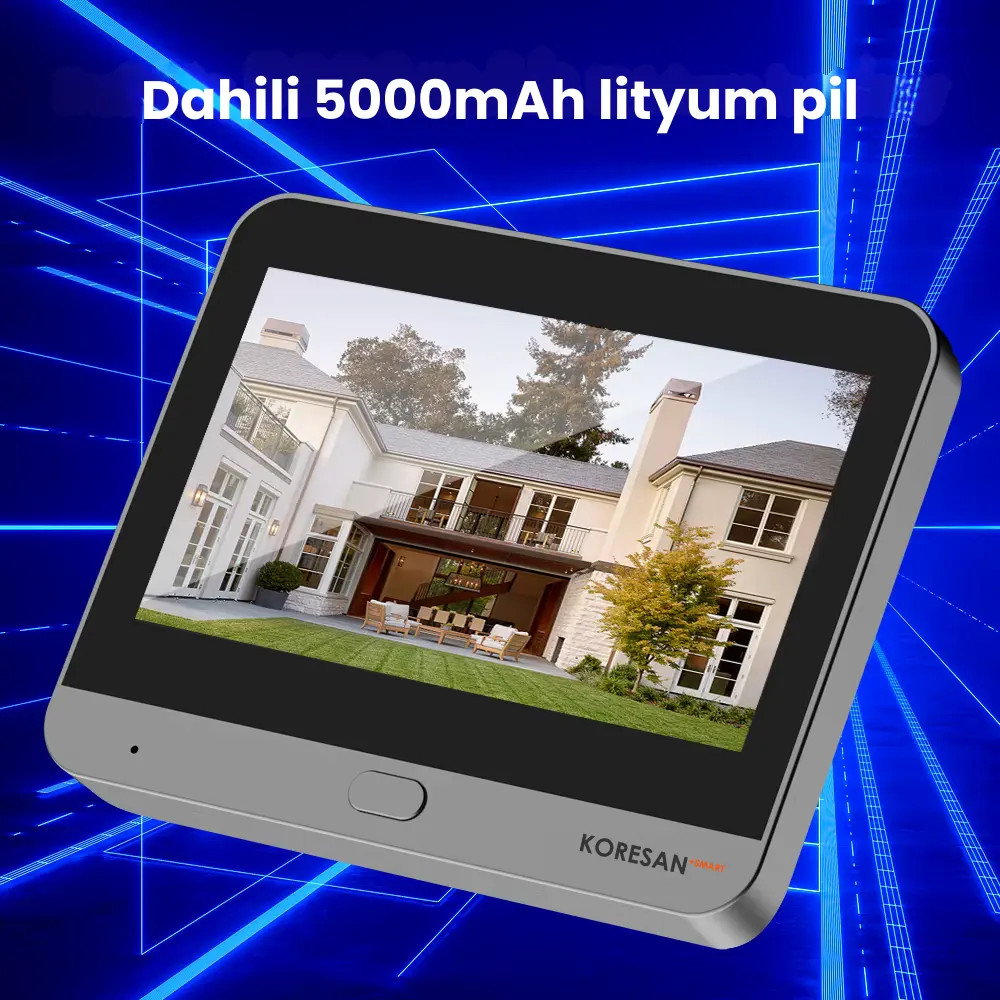 KDW4 Tuya Wifi Akıllı Kapı Dürbünü 5000mAh pil