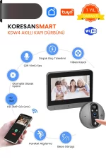 KDW4 Tuya Wifi Akıllı Kapı Dürbünü - Görsel 5