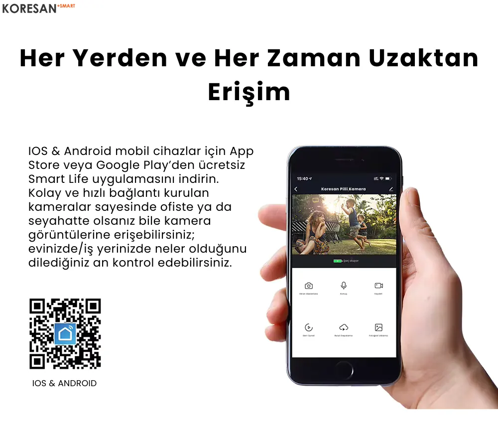 KDW4 Tuya Wifi Akıllı Kapı Dürbünü uzaktan erişim