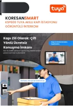 KSP600 Tuya Akıllı Kapı İstasyonu – Görüntülü İnterkom