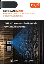 KSP600 Tuya Akıllı Kapı İstasyonu – Görüntülü İnterkom - Görsel 5
