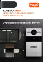 KSP600 Tuya Akıllı Kapı İstasyonu – Görüntülü İnterkom