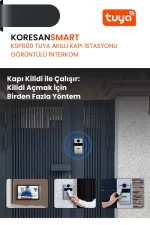 KSP600 Tuya Akıllı Kapı İstasyonu – Görüntülü İnterkom - Görsel 2