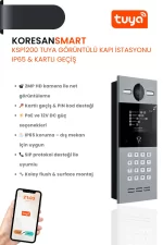 KSP1200 Tuya Görüntülü Kapı İstasyonu