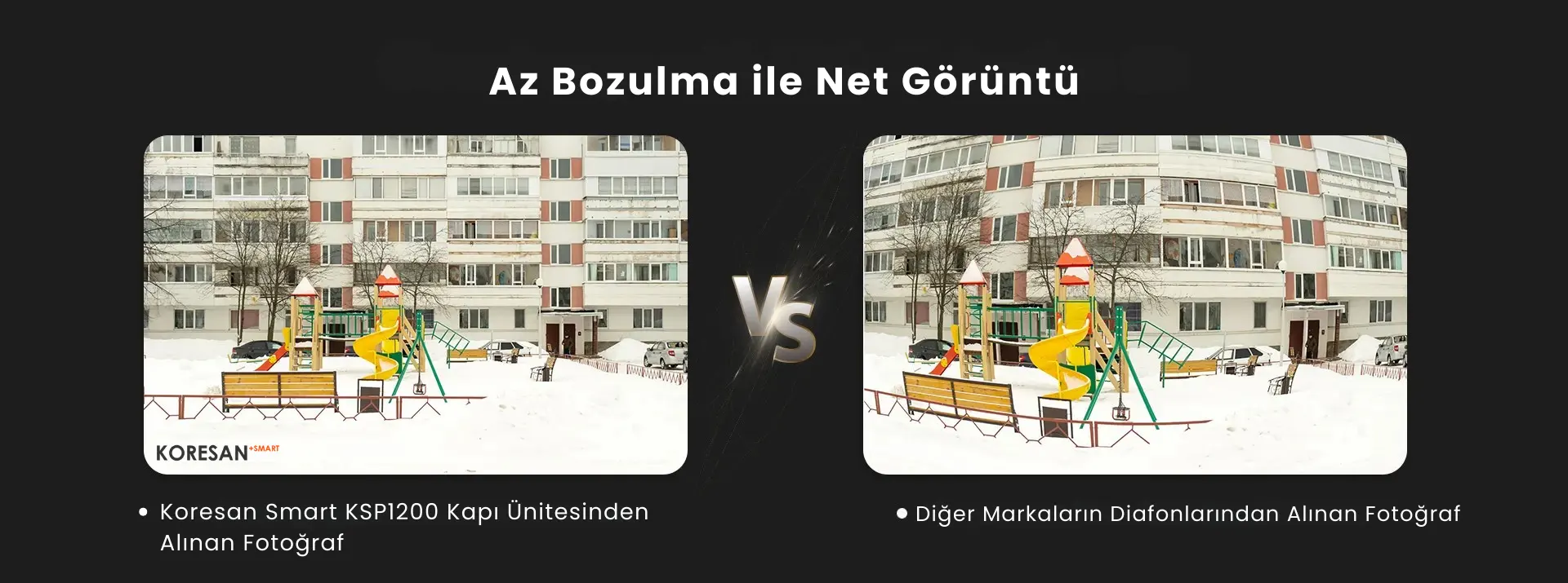 KSP1200 Tuya Görüntülü Kapı İstasyonu Net Görüntü Avantajı