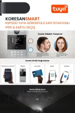KSP1200 Tuya Görüntülü Kapı İstasyonu