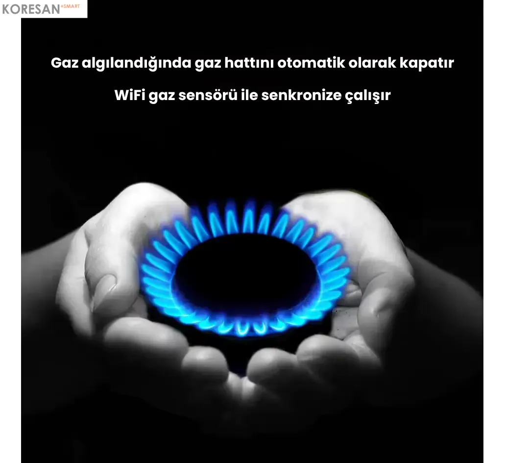 Tuya Akıllı Su Gaz Vanası – WiFi & Zigbee
