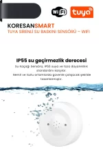 Tuya Sirenli Su Baskını Sensörü WiFi