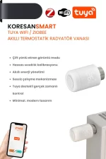 Tuya WiFi / Zigbee Akıllı Termostatik Radyatör Vanası