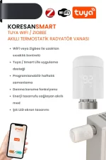 Tuya WiFi / Zigbee Akıllı Termostatik Radyatör Vanası