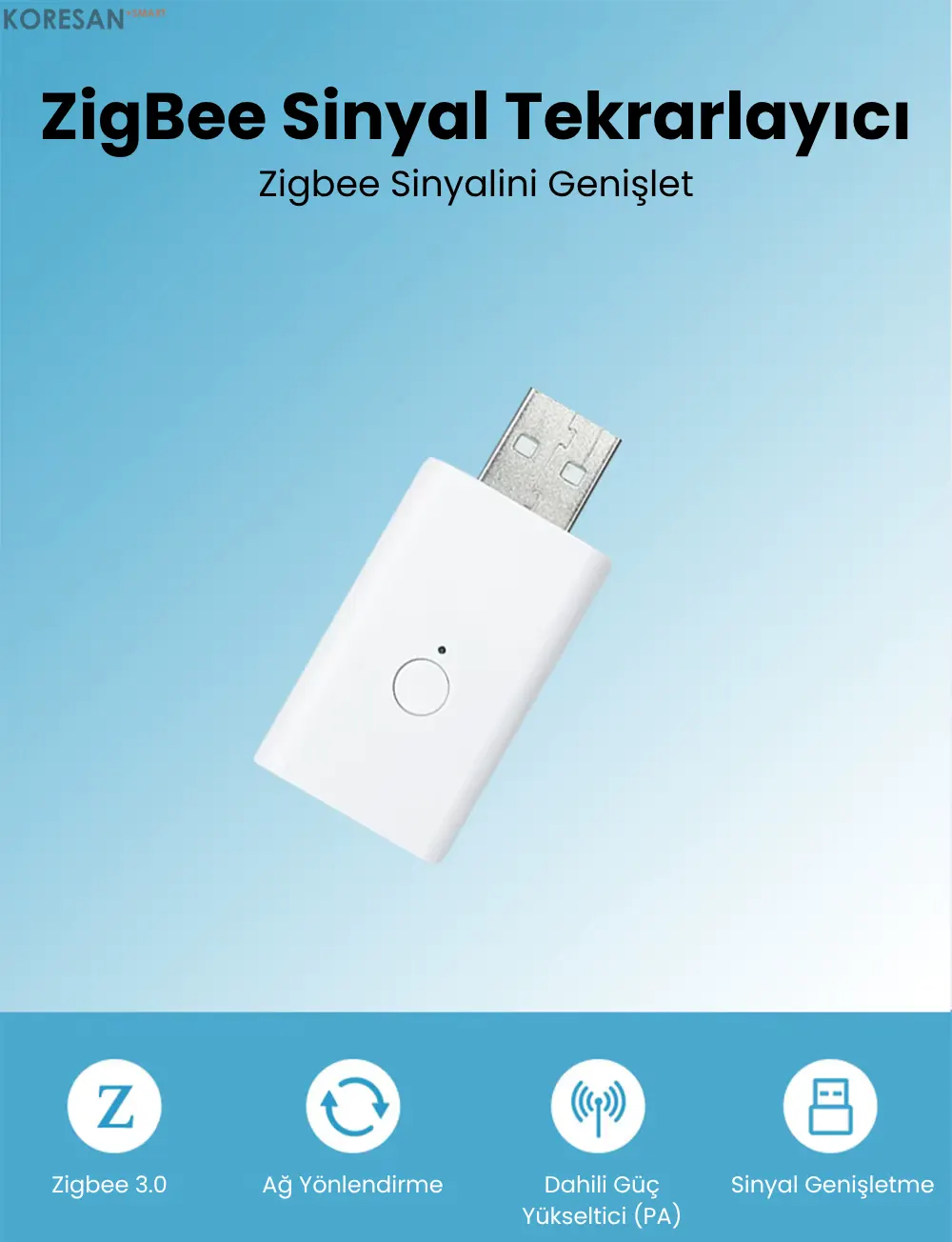 Tuya Zigbee Sinyal Genişletici