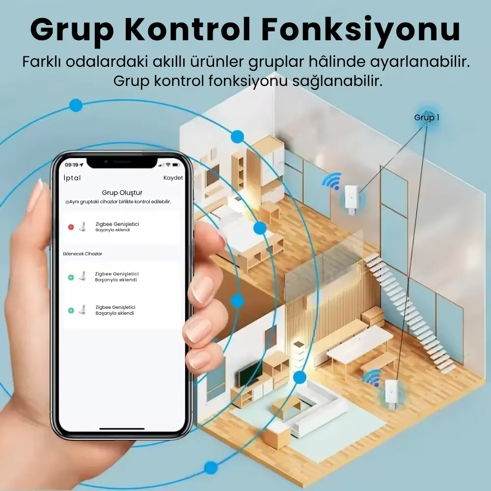 Tuya Zigbee Sinyal Genişletici