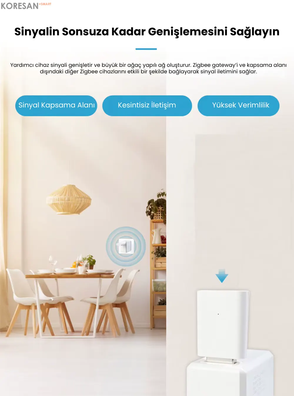 Tuya Zigbee Sinyal Genişletici