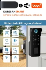 SL1 Tuya Dijital Sürgülü Akıllı Kapı Kilidi - Smart Koresan