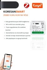 Zigbee Kuru Kontak Röle - Smart Koresan
