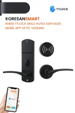 KHK10 TTlock Akıllı Hotel Kapı Kilidi - Mobil App ve PC yazılımlı - Smart Koresan
