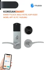 KHK10 TTlock Akıllı Hotel Kapı Kilidi - Mobil App ve PC yazılımlı - Smart Koresan