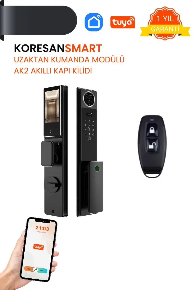AK2 Tuya Akıllı Kapı Kilidi Uzaktan Kumanda Modülü AK2 Tuya Akıllı Kapı Kilidi Uzaktan Kumanda Modülü
